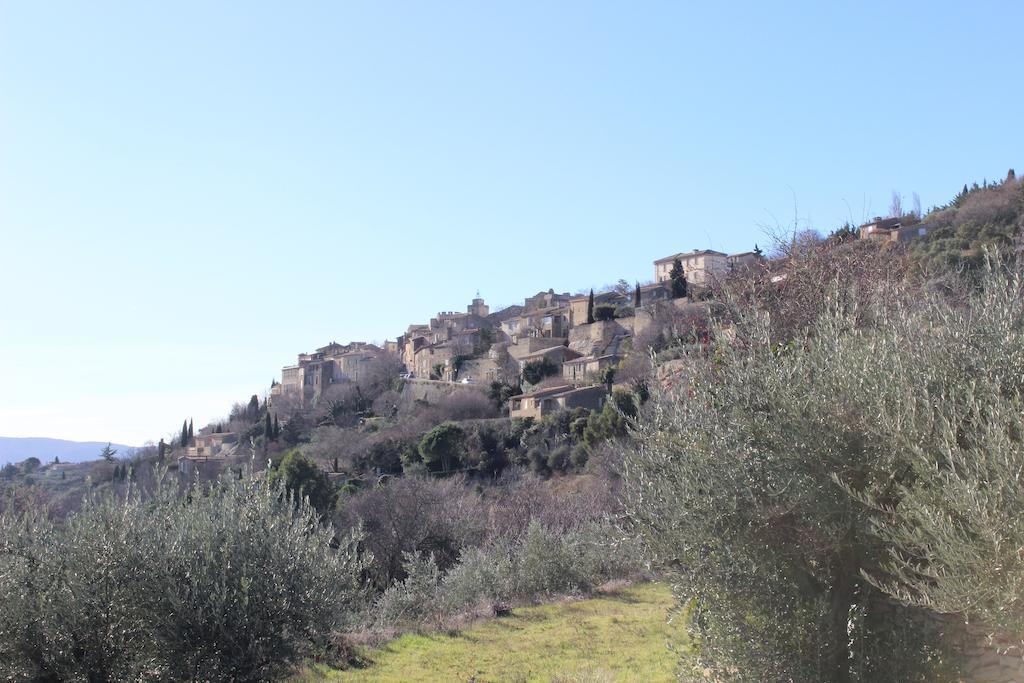 Gite Les Rapieres Gordes Buitenkant foto